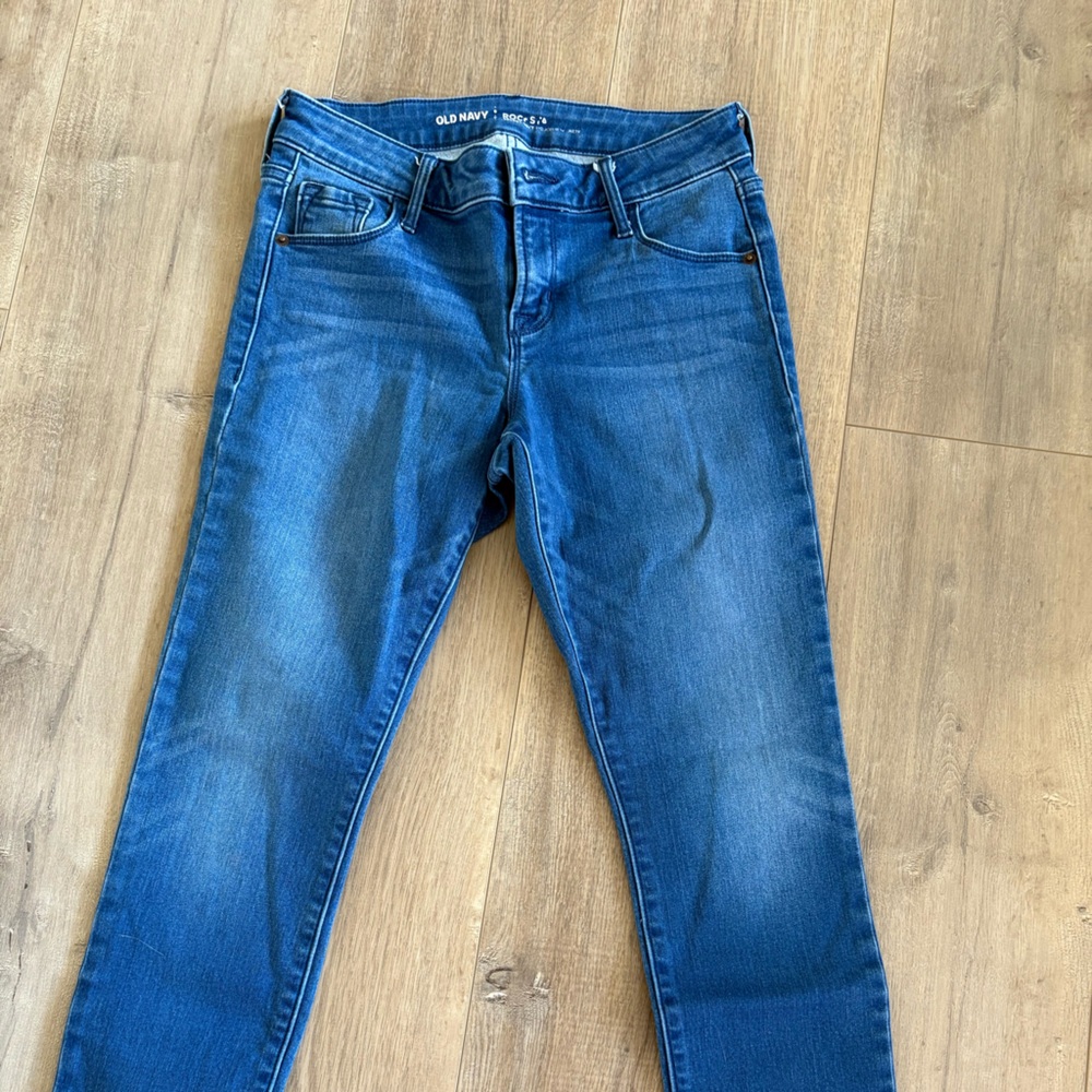 Old Navy Women's Skinny Jeans in Deep Blue